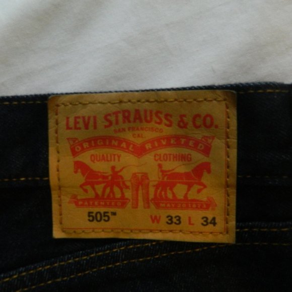 Levi Strauss 505 Men's Jeans - Picture 3 of 6